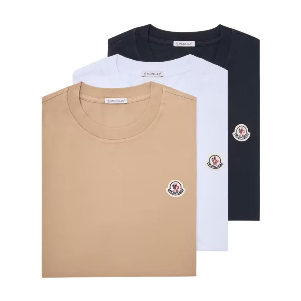Moncler T-Shirt 3 Pack Multi