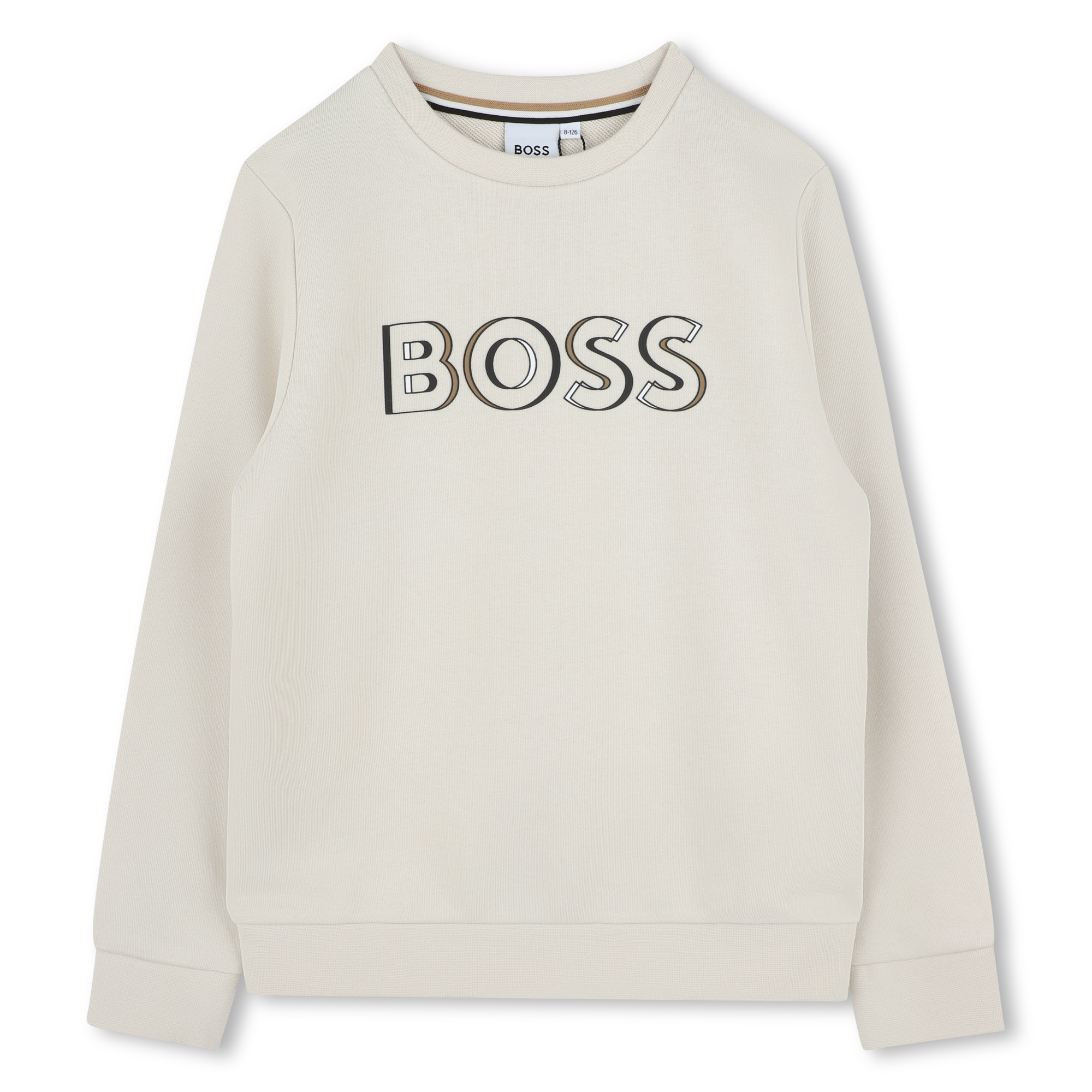 Boss Sweater Logo Sand