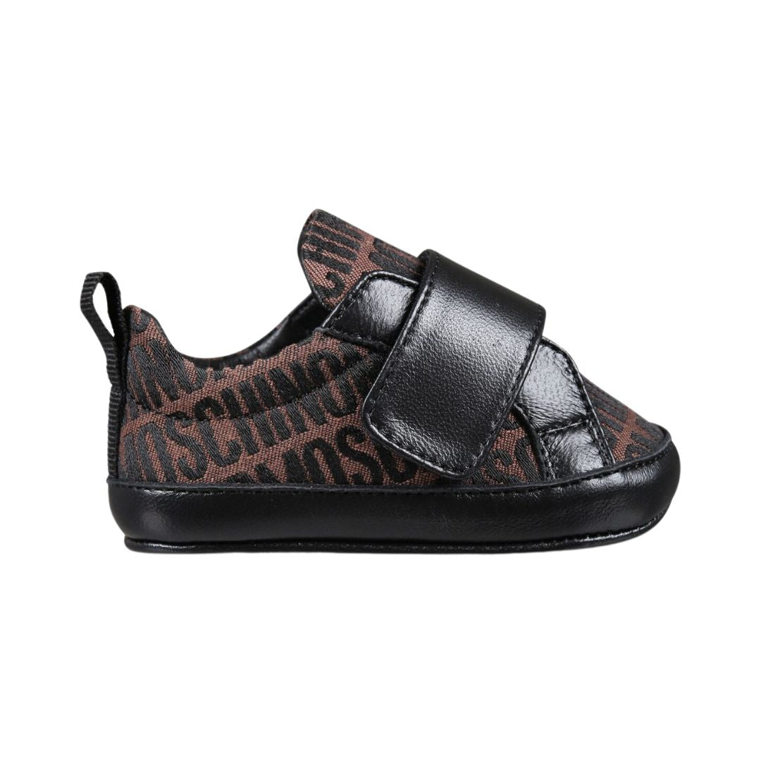 Moschino Sneaker Infant All Over Print Brown