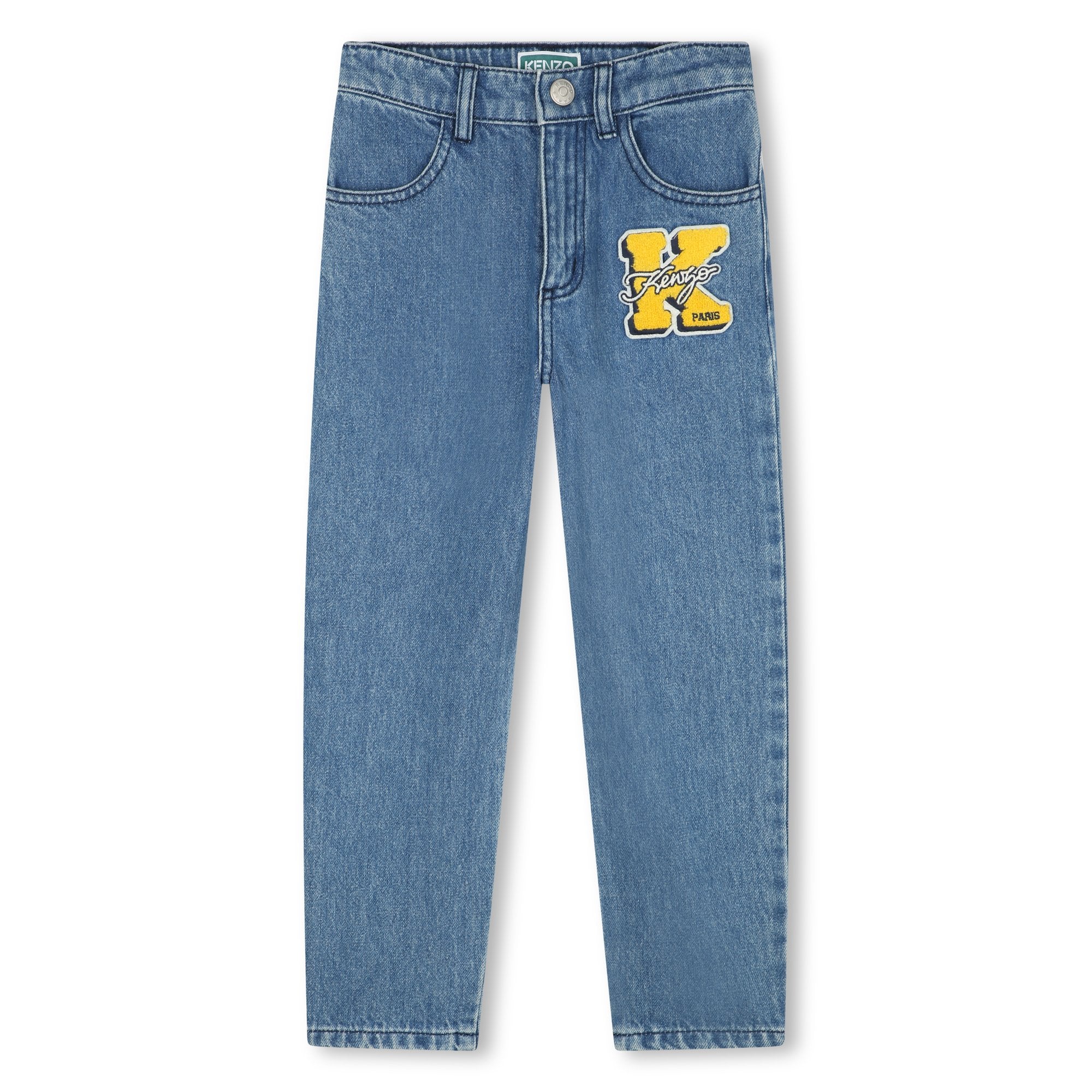 Kenzo Jean K Logo Denim Blue