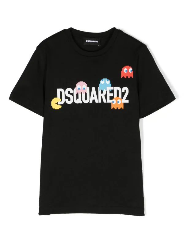 Dsquared2 T-Shirt Pac Man Black