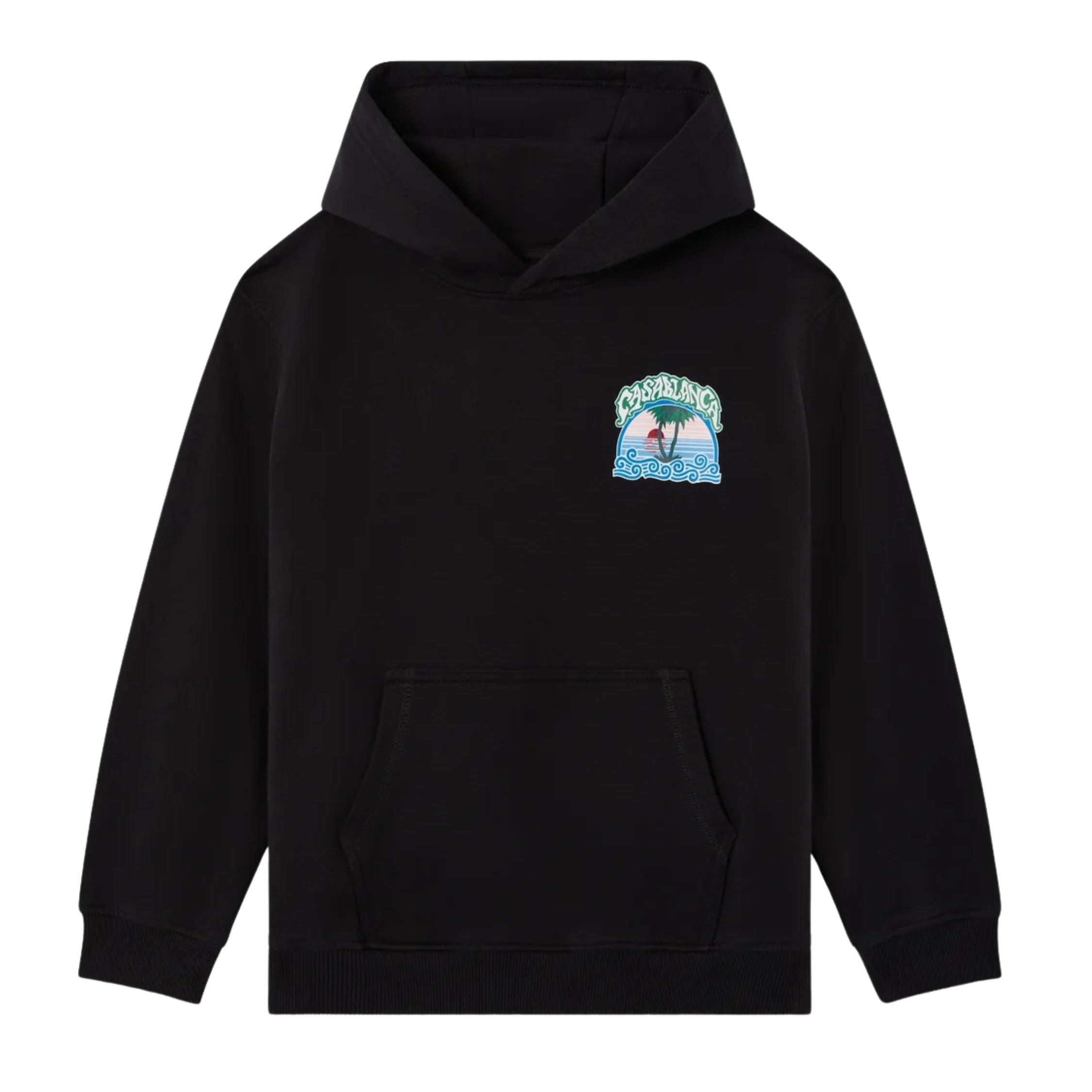 Casablanca Sweater Palm Tree Print Logo Black