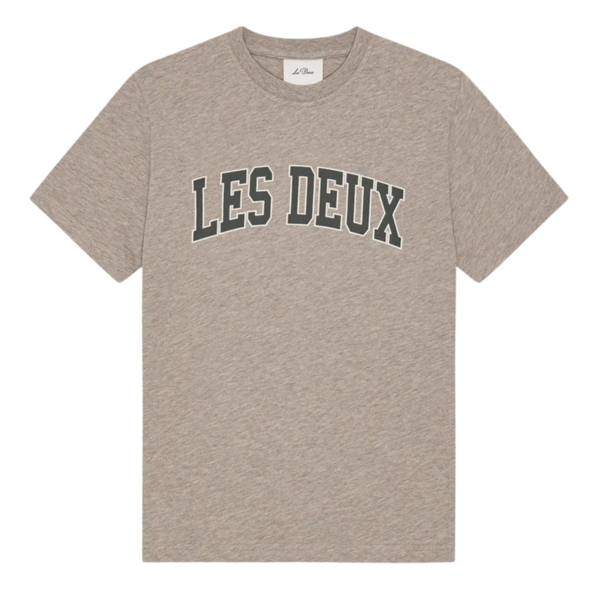 Les Deux Tshirt College Dark Sand