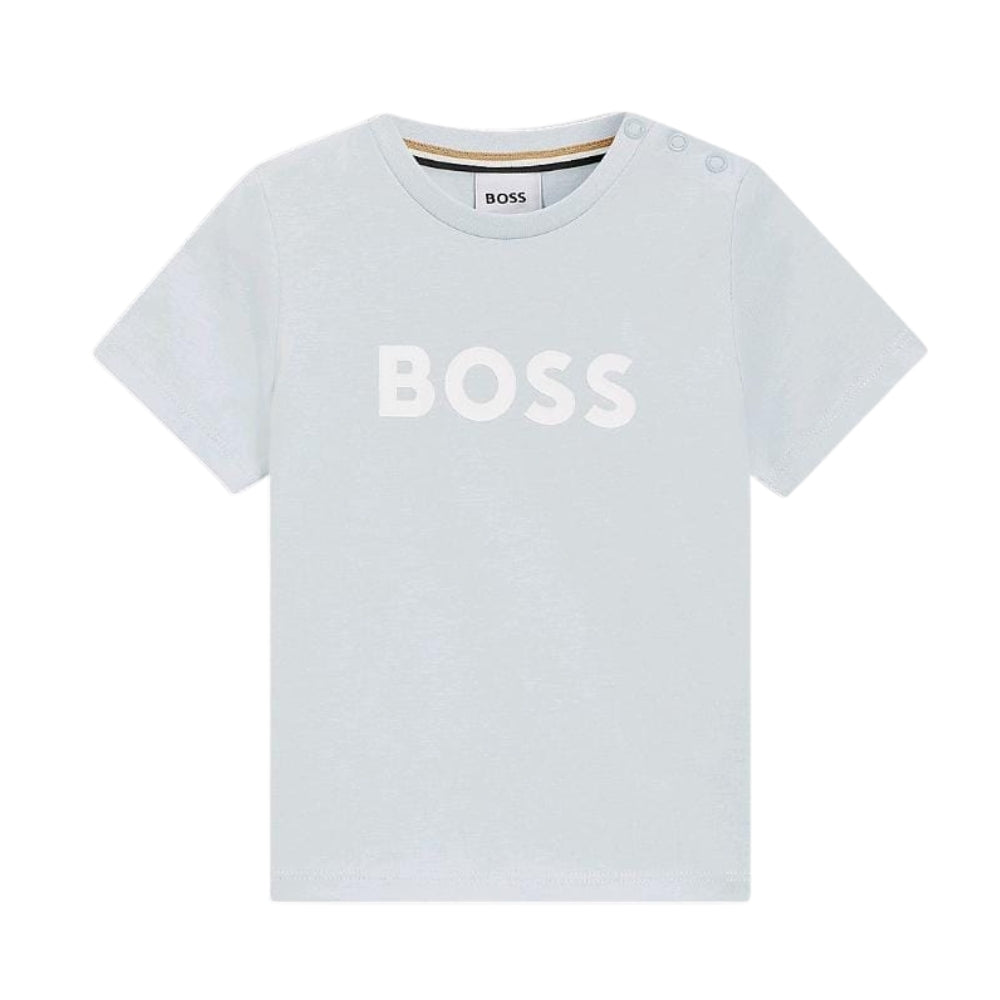 Boss Ss Teeshirt Pale Blue