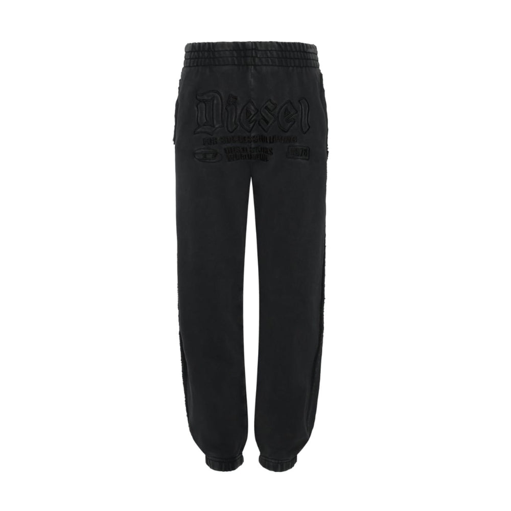 Diesel Track Pants Logo Black