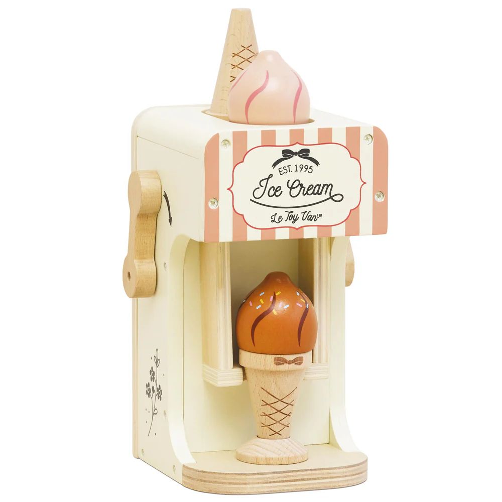 Le Toy Van Ice Cream Machine And Play Food Cones