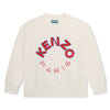 Kenzo Sweater Circle  Logo Ivory White