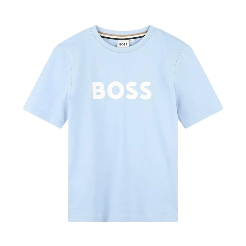 Boss Ss Teeshirt Pale Blue