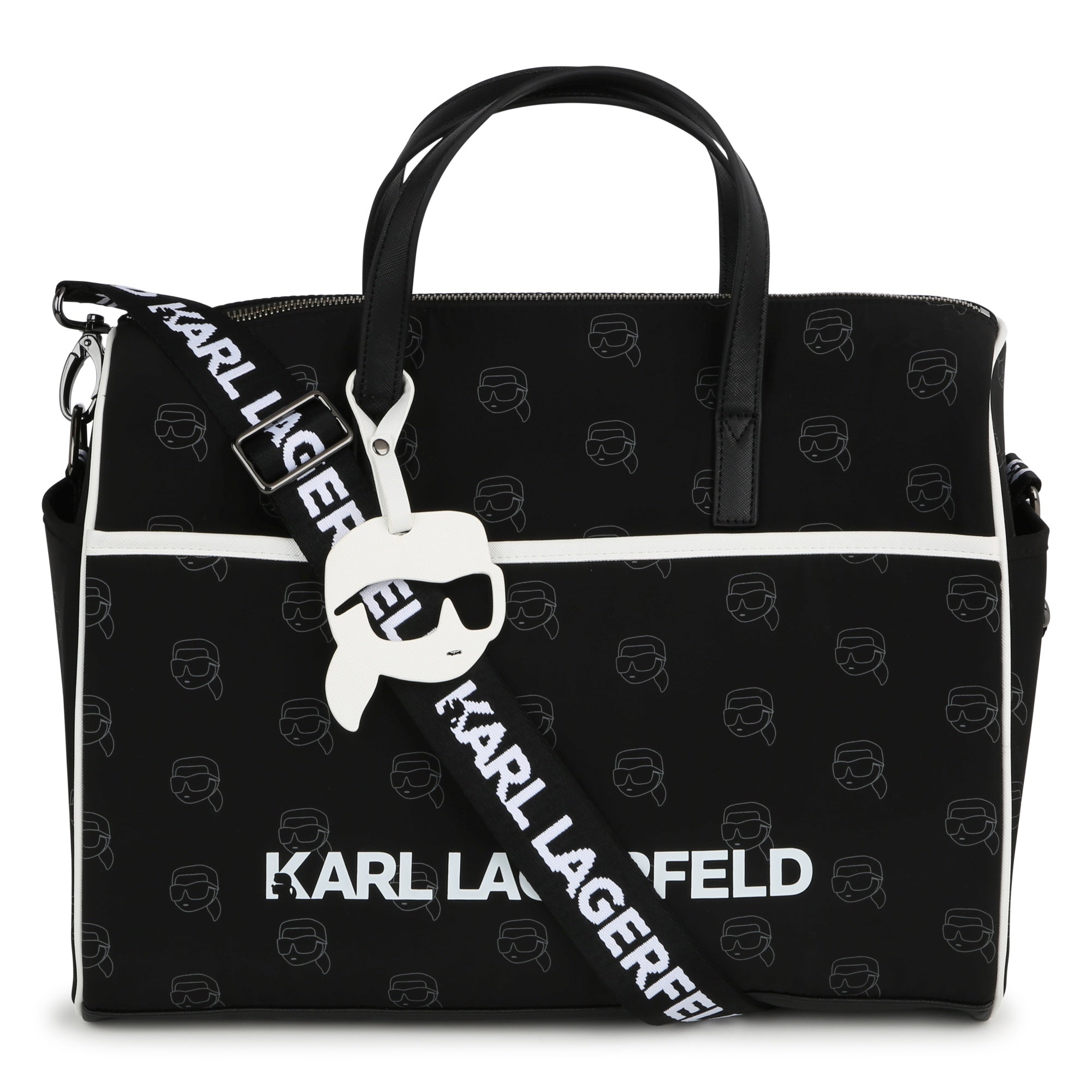 Karl Lagerfeld Changing Bag Logo Black