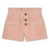 Chloe Shorts Velvet Pale Pink