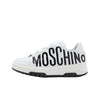 Moschino Shoe Msh Logo Whiteblack
