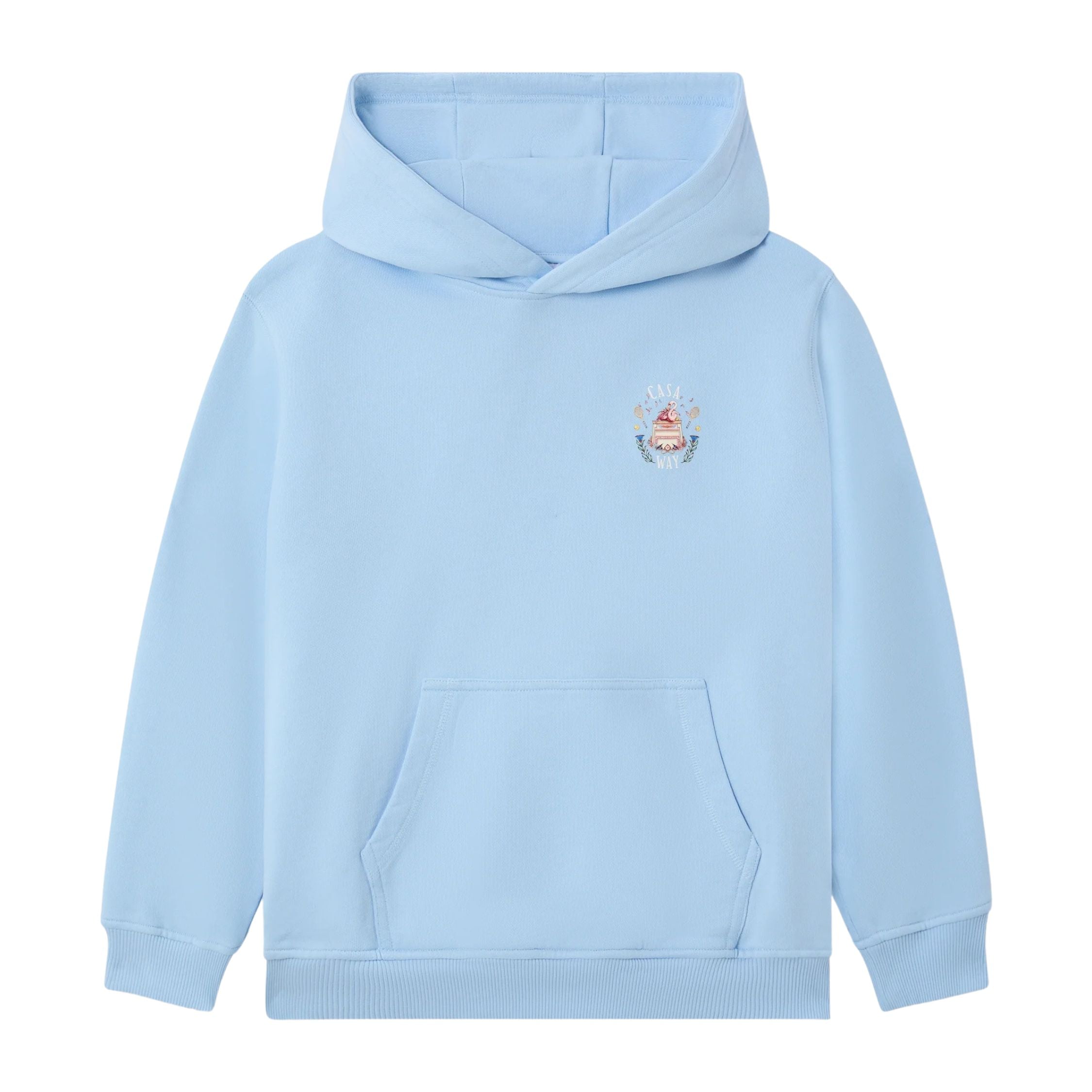 Casablanca Sweater Palm Tree Print Logo Blue