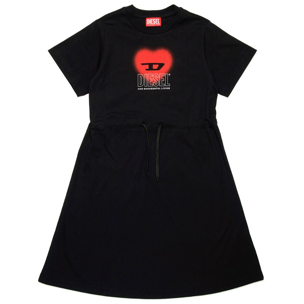 Diesel Dress Heart Black