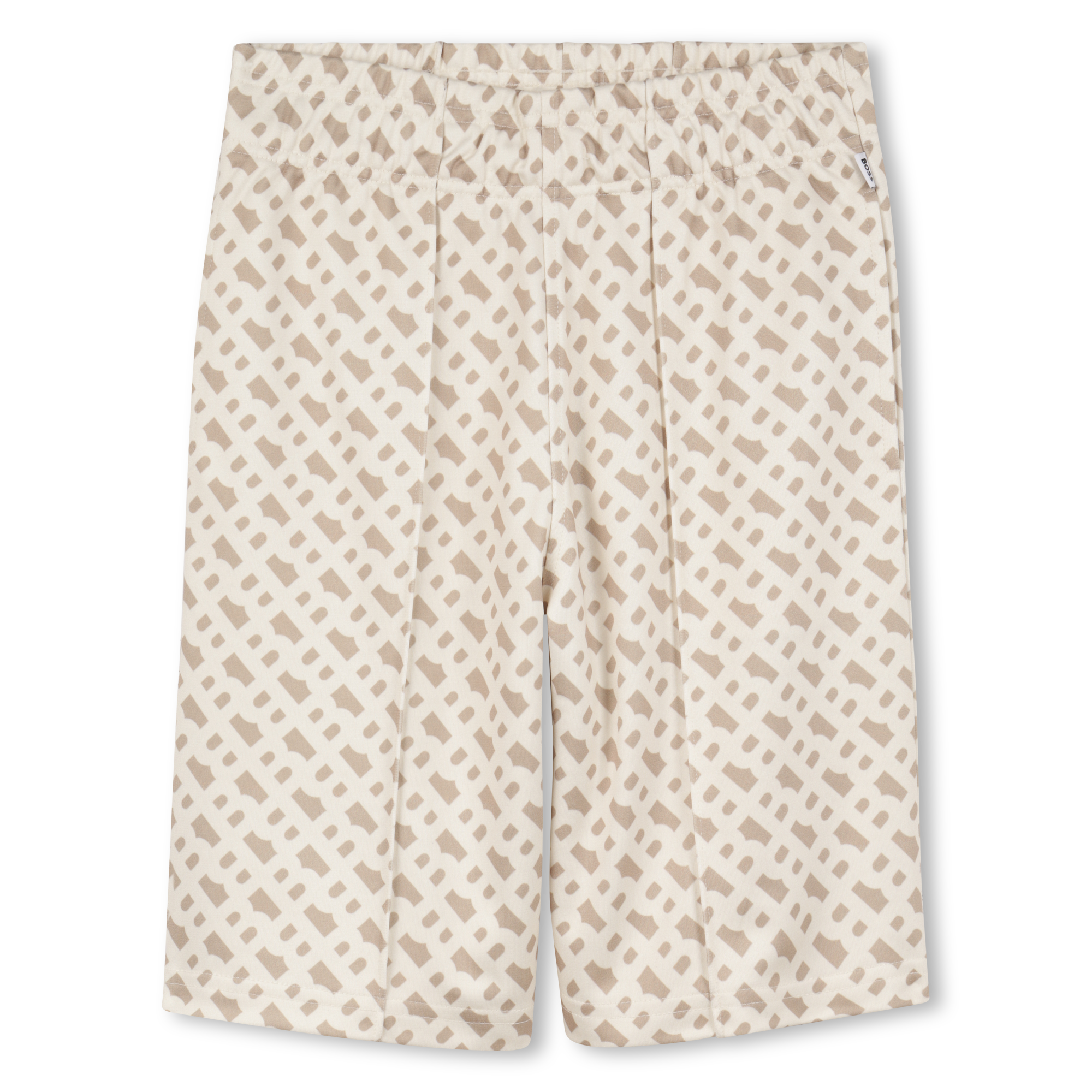 Boss Shorts Bermuda Casual Allover Print Sand