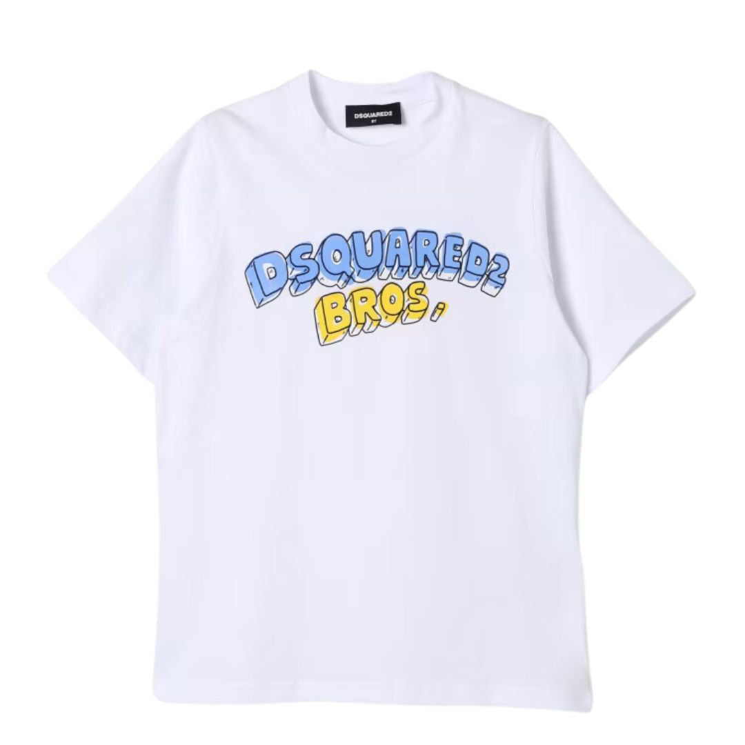 Dsquared2 T-Shirt Block Logo White