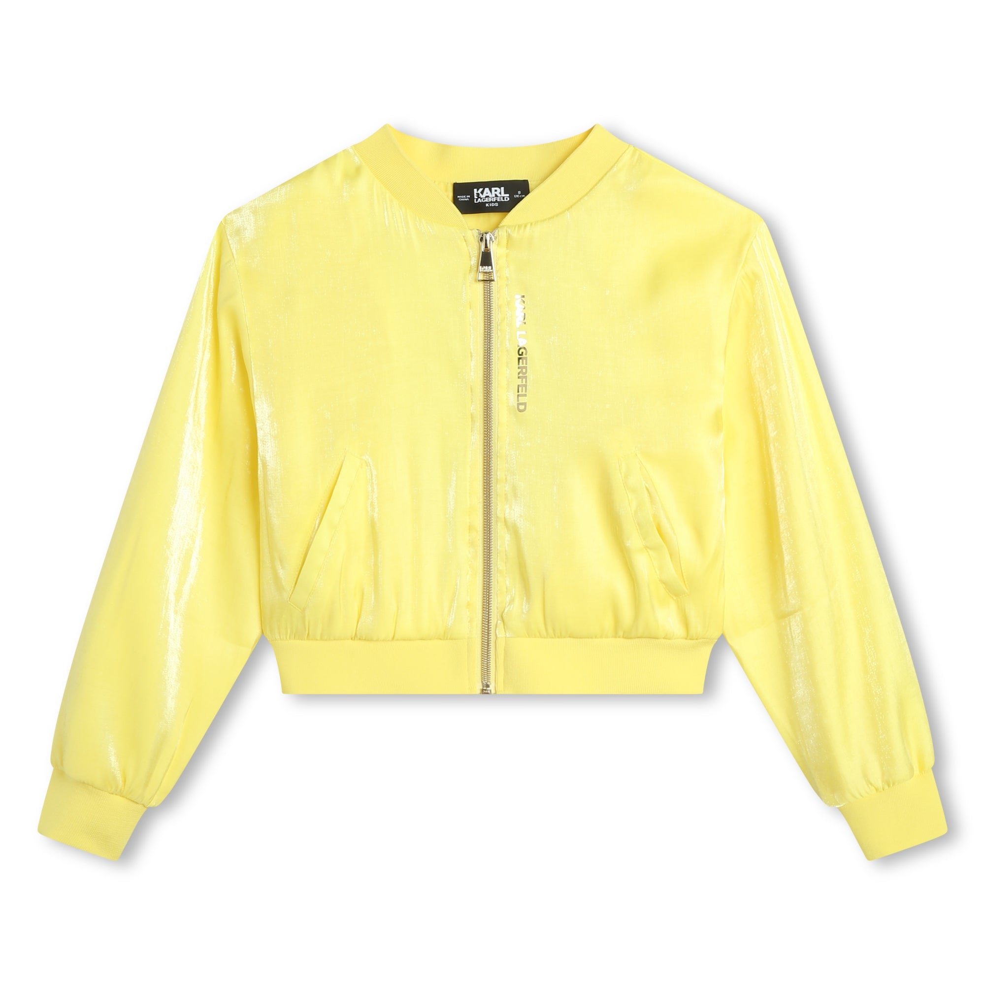 Karl Lagerfeld Jacket Stud Logo Yellow