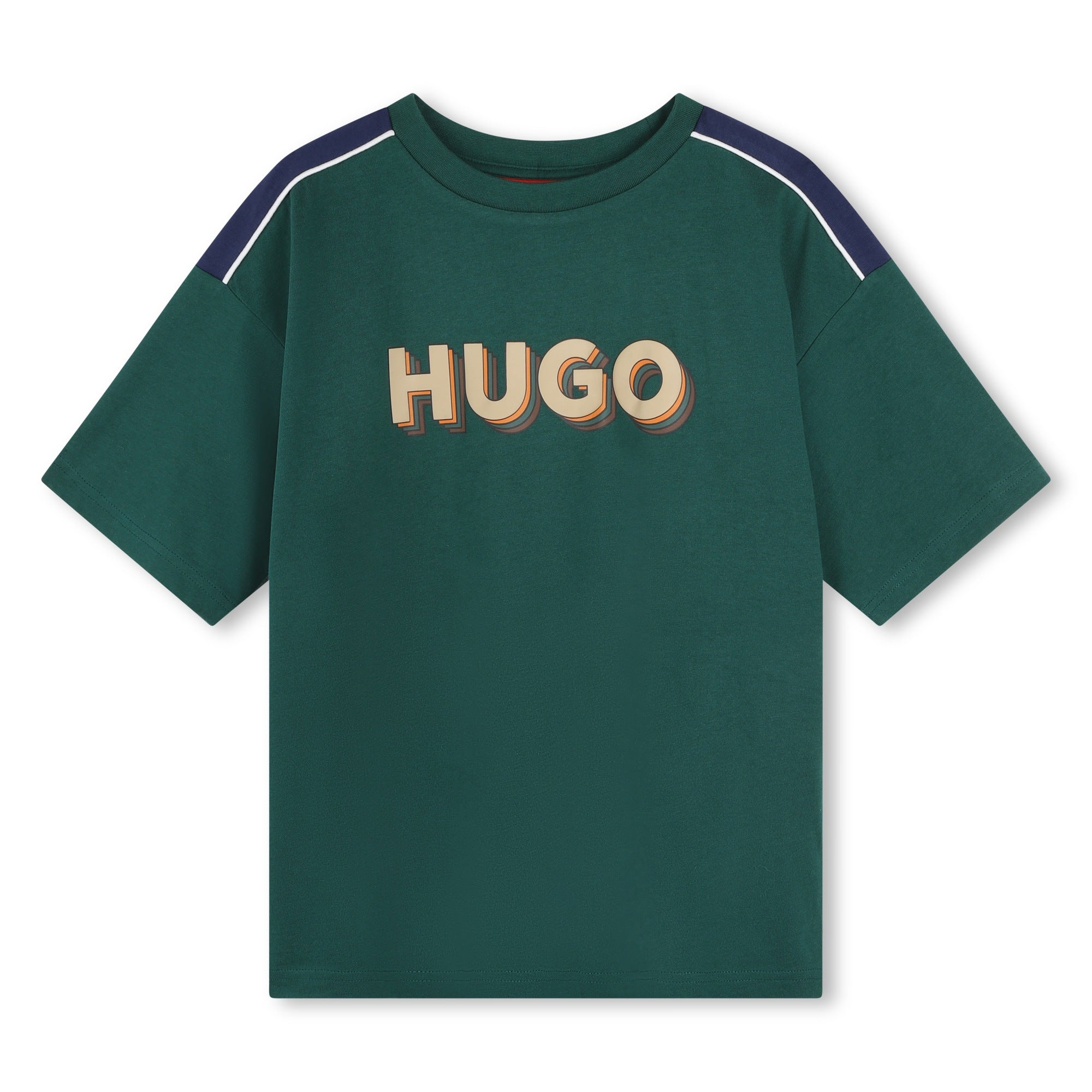 Hugo Tshirt Logo Fancy Greengold