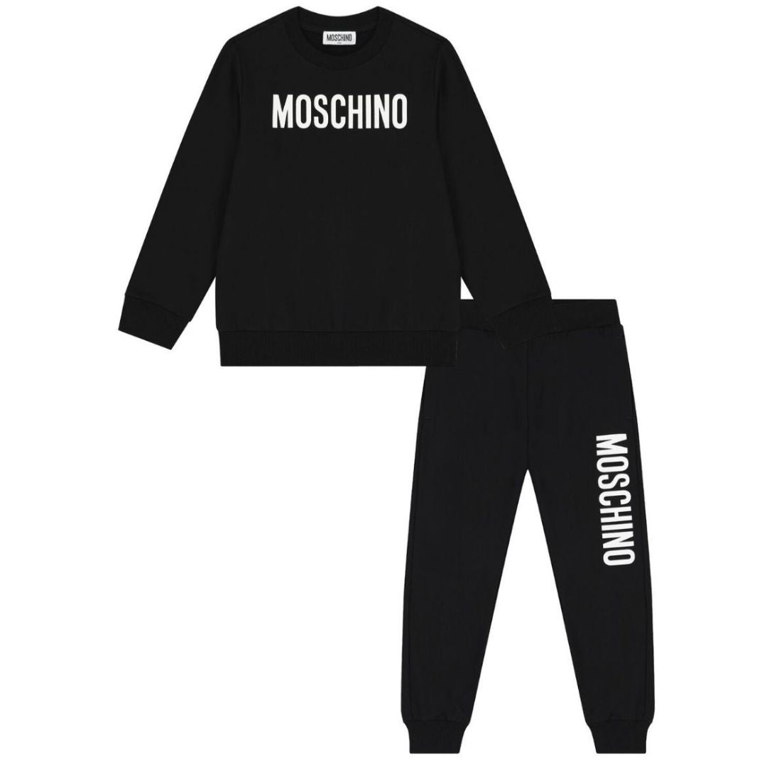 Moschino Set Sweater & Trouser Unisex Black
