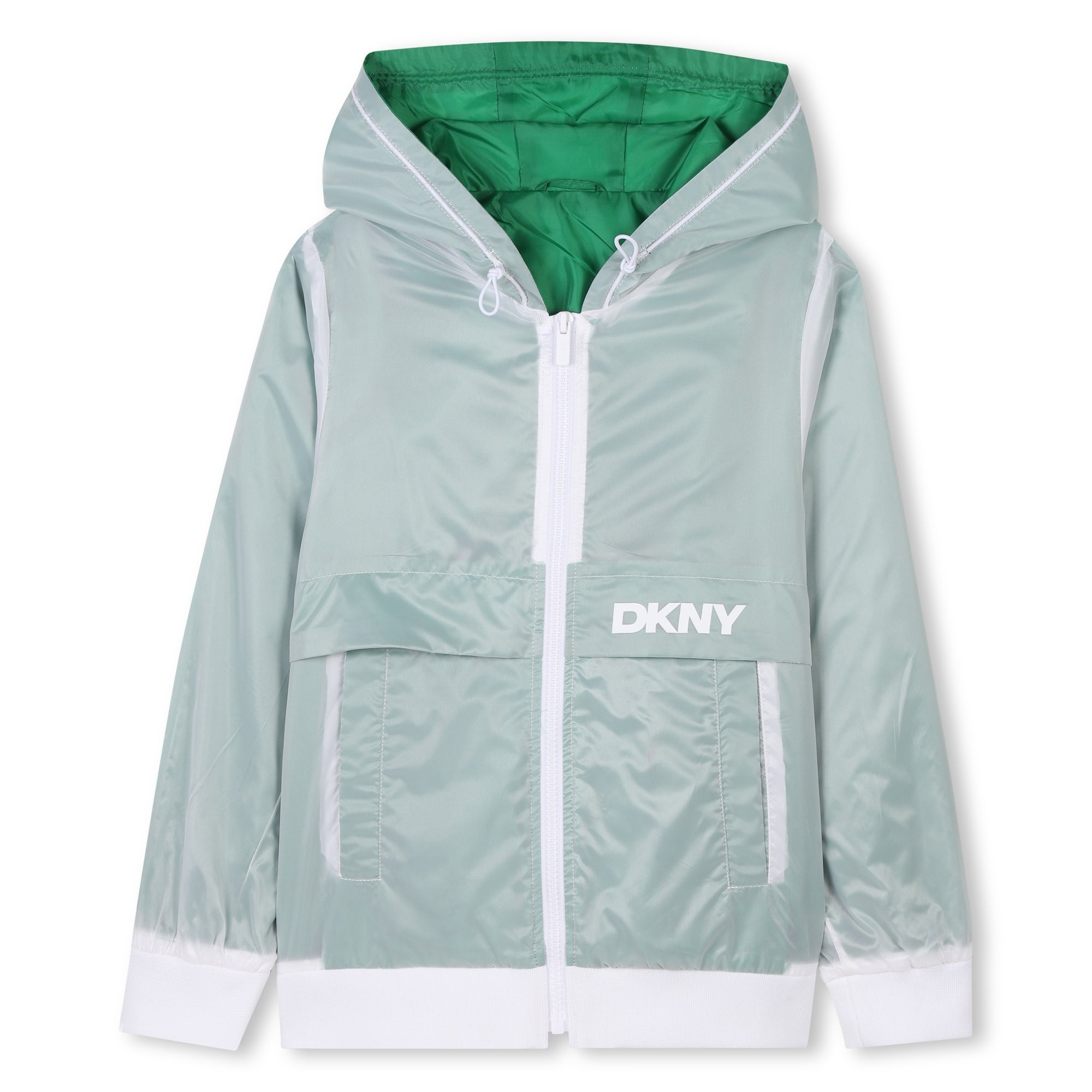 Dkny Jacket Windbreaker Greenwhite