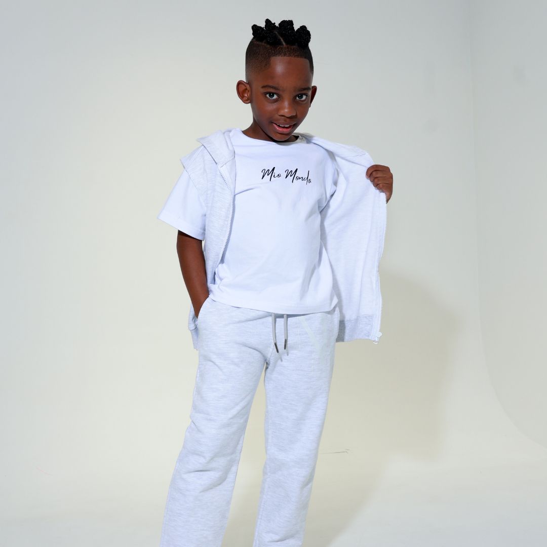 Mio Mondo Hoodie & Trackpants Set Grey