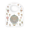 Atelier Choux Paris Bib Satin Hot Air Balloons White