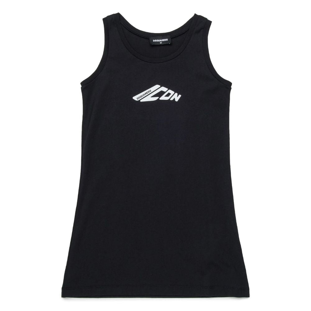 Dsquared Tshirt Cover Ups Icon Black