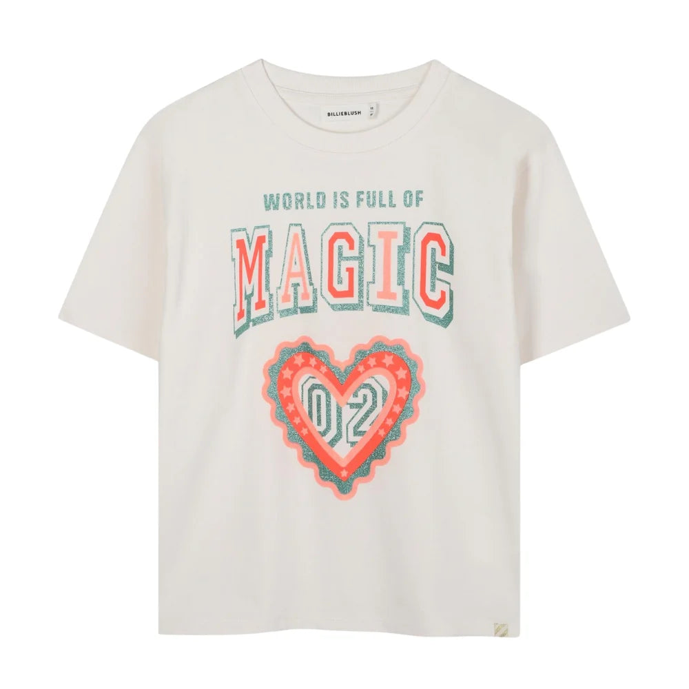 Billieblush Tshirt Logo Ivory