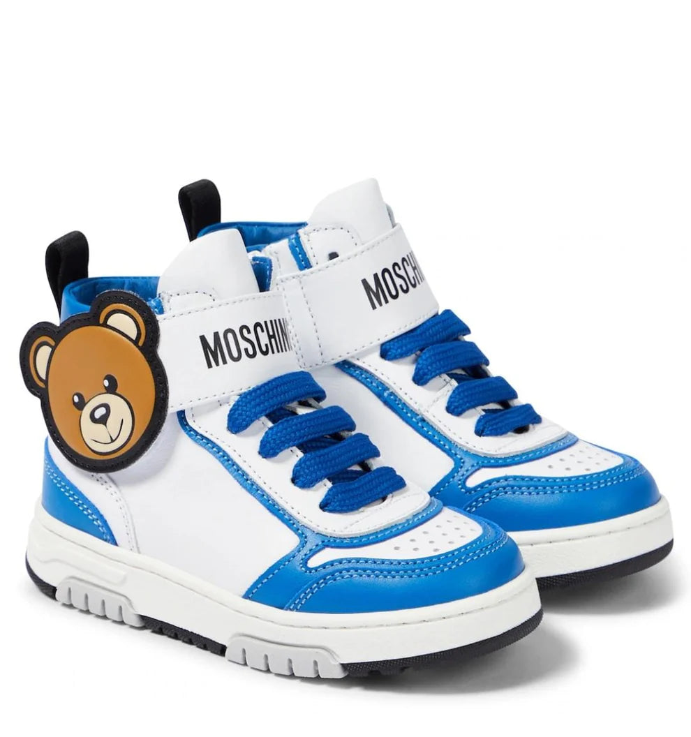 Moschino Sneaker Bear High Top Blue