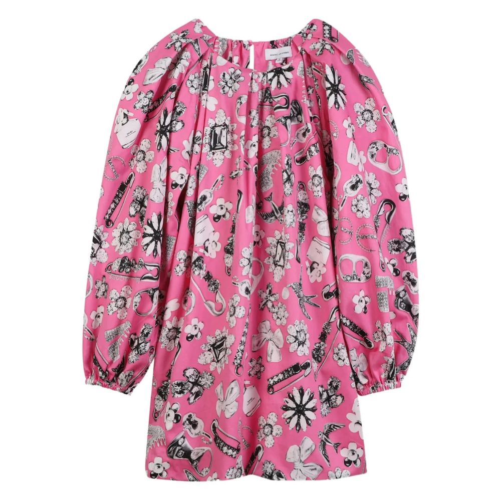 Marc Jacobs Dress Aop Fuschia Pink