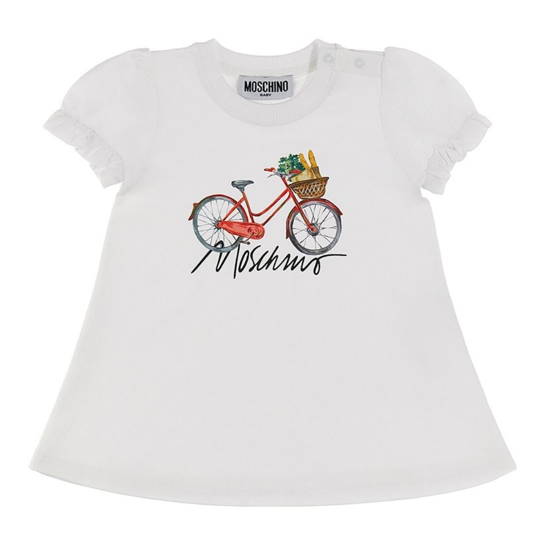 Moschino Dress Bicycle White