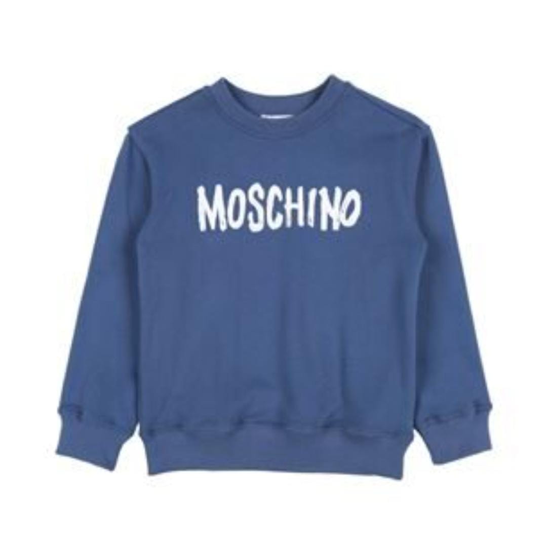 Moschino Sweater Logo Blue