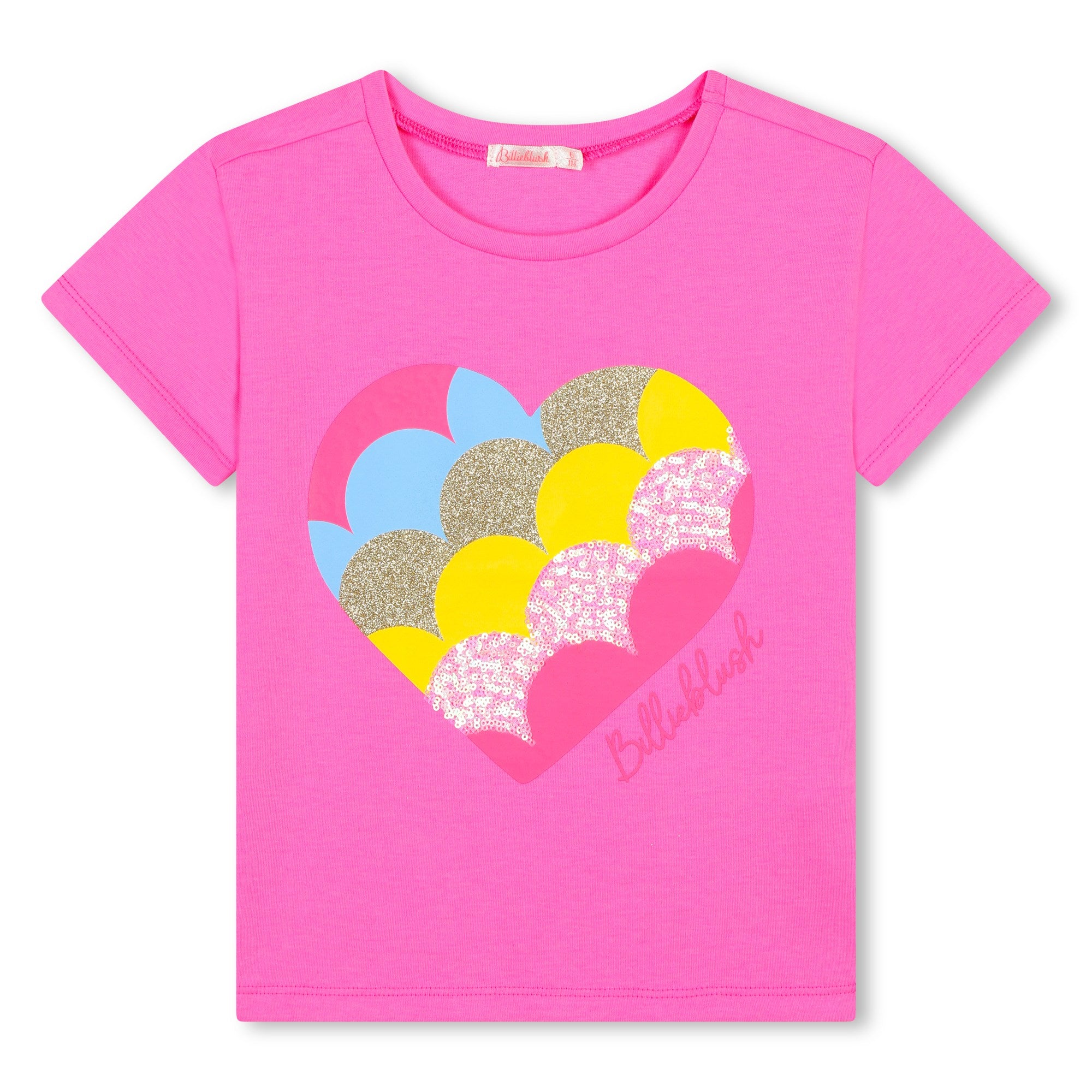 Billieblush Tshirt Heart Logo Pink