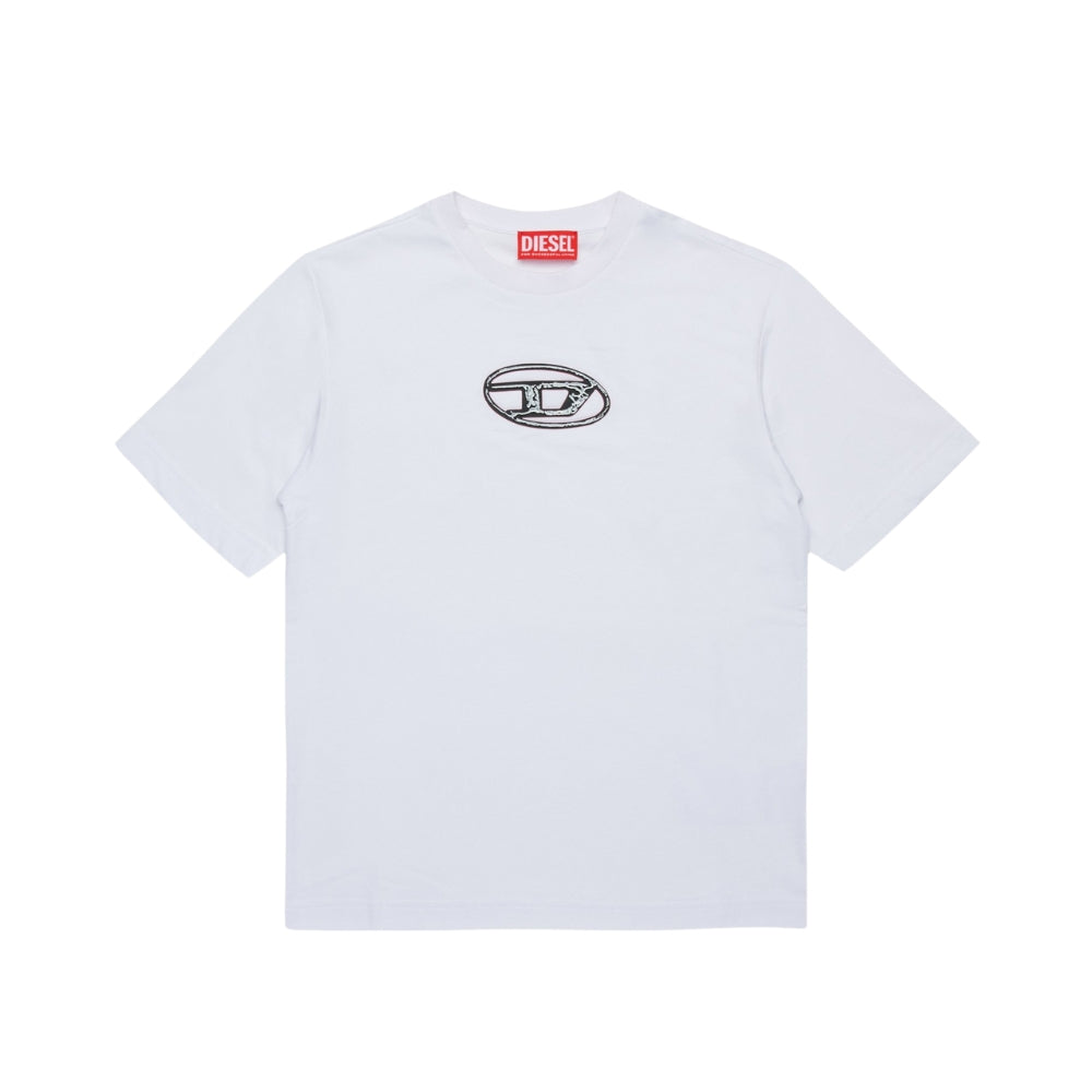 Diesel Tshirt Treden Over White