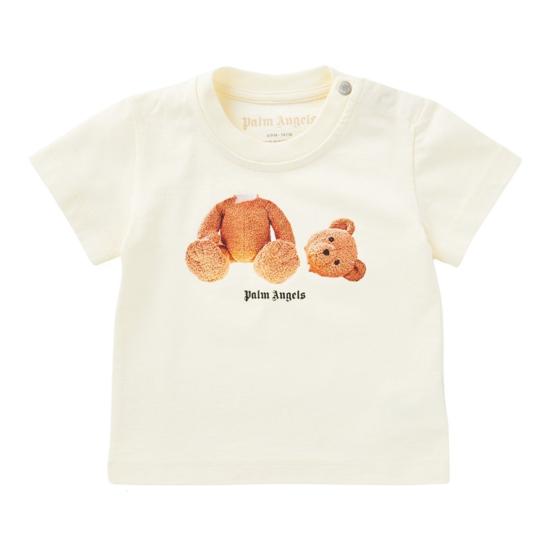 Palm Angels T-Shirt Teddy Bear Cream