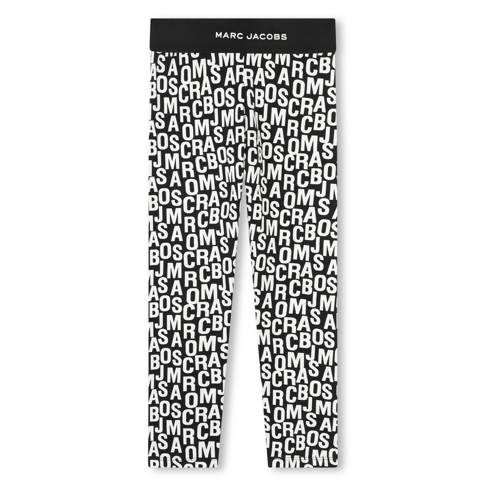 Marc Jacobs  Leggings Jumbled Logo Black