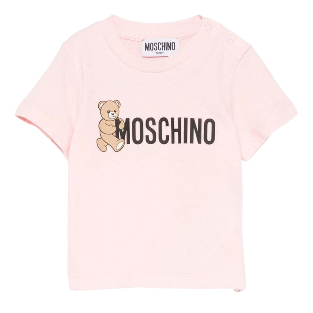 Moschino Tshirt Unisex Logo Pink