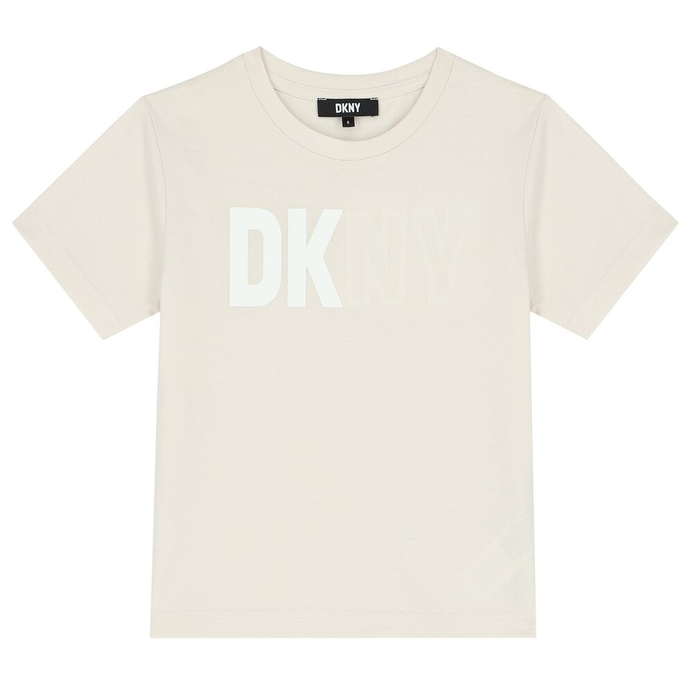 Dkny T-Shirt Logo Beige