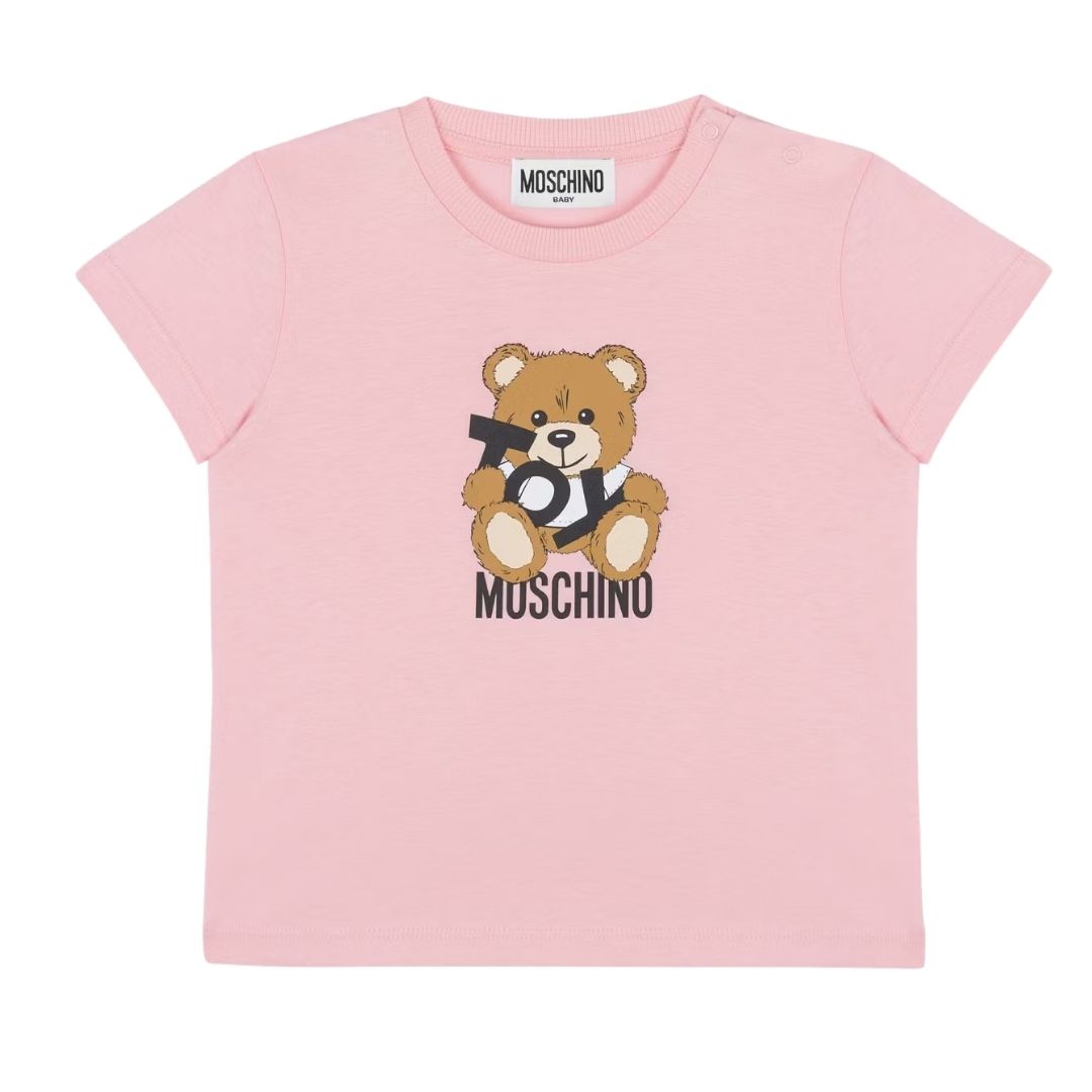 Moschino Tshirt Teddy Pink