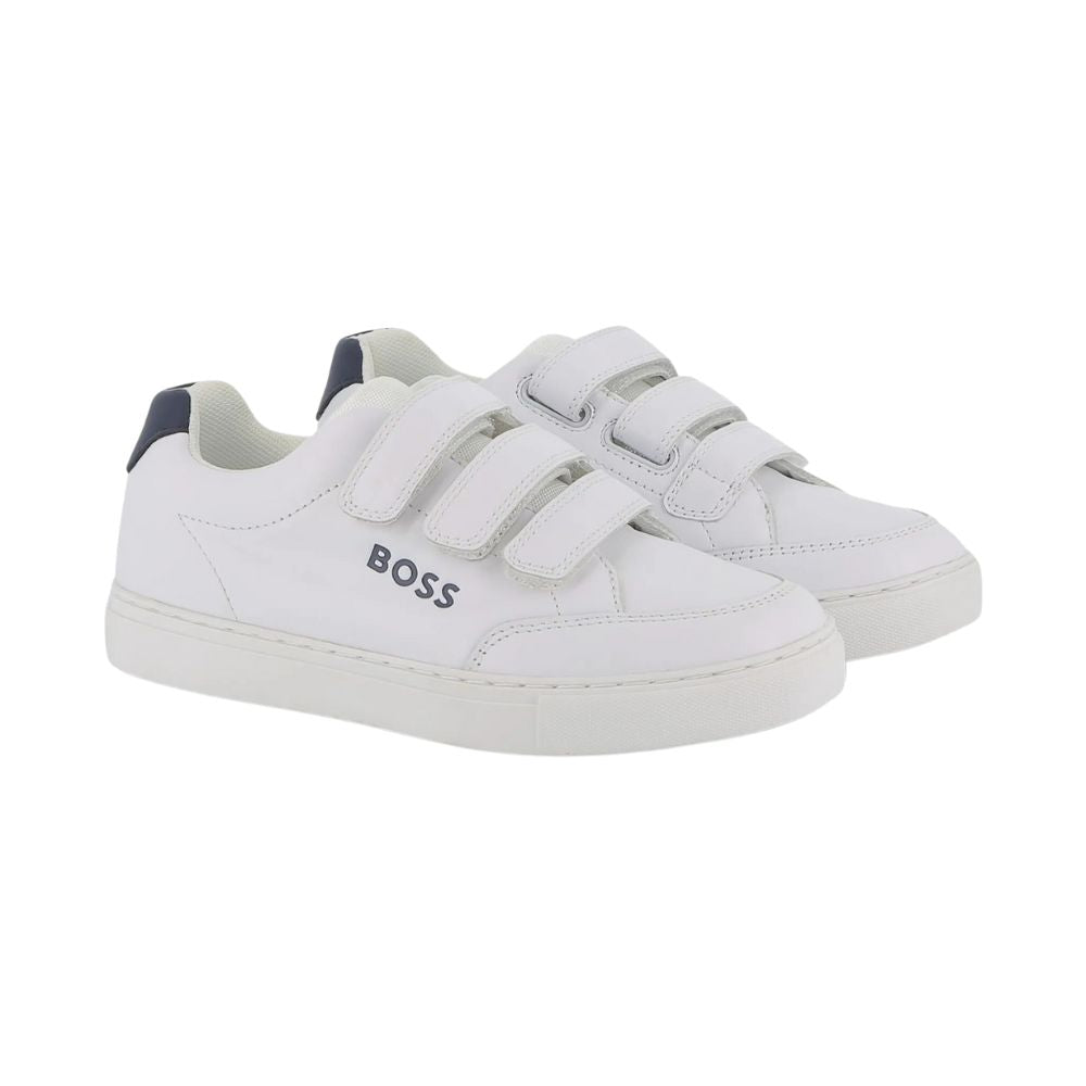 Boss Sneakers Velcro White-Black