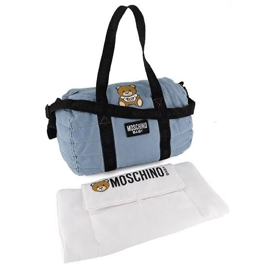 Moschino Diaper Bag Denim