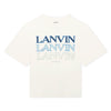 Lanvin T-Shirt Triple Logo Cream