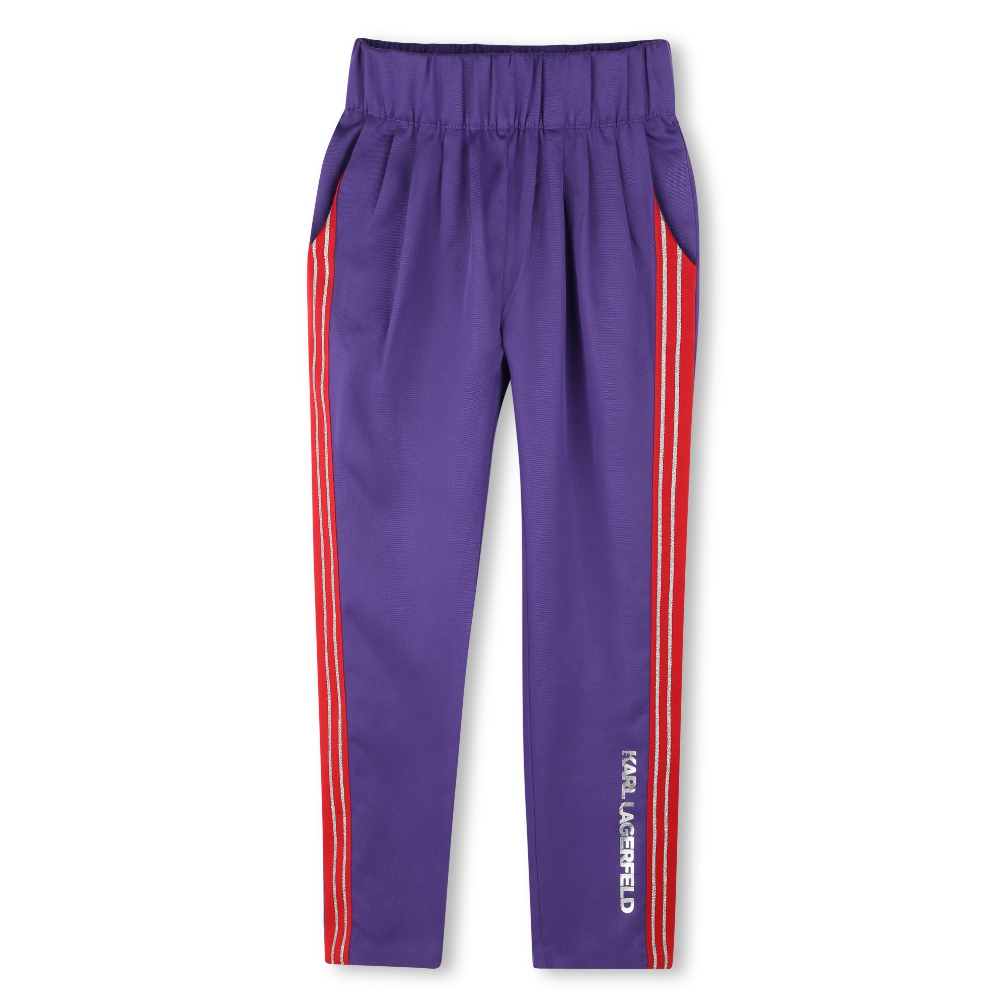 Karl Lagerfeld Track Pants Track N Rings Violet