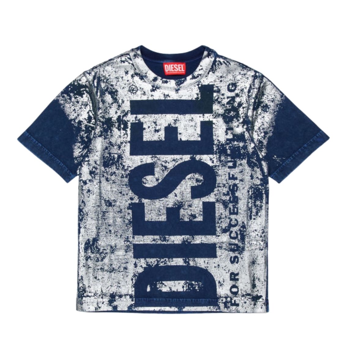 Diesel Tshirt Big Logo Navy