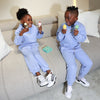 Mio Mondo Hoodie & Trackpants Set Blue