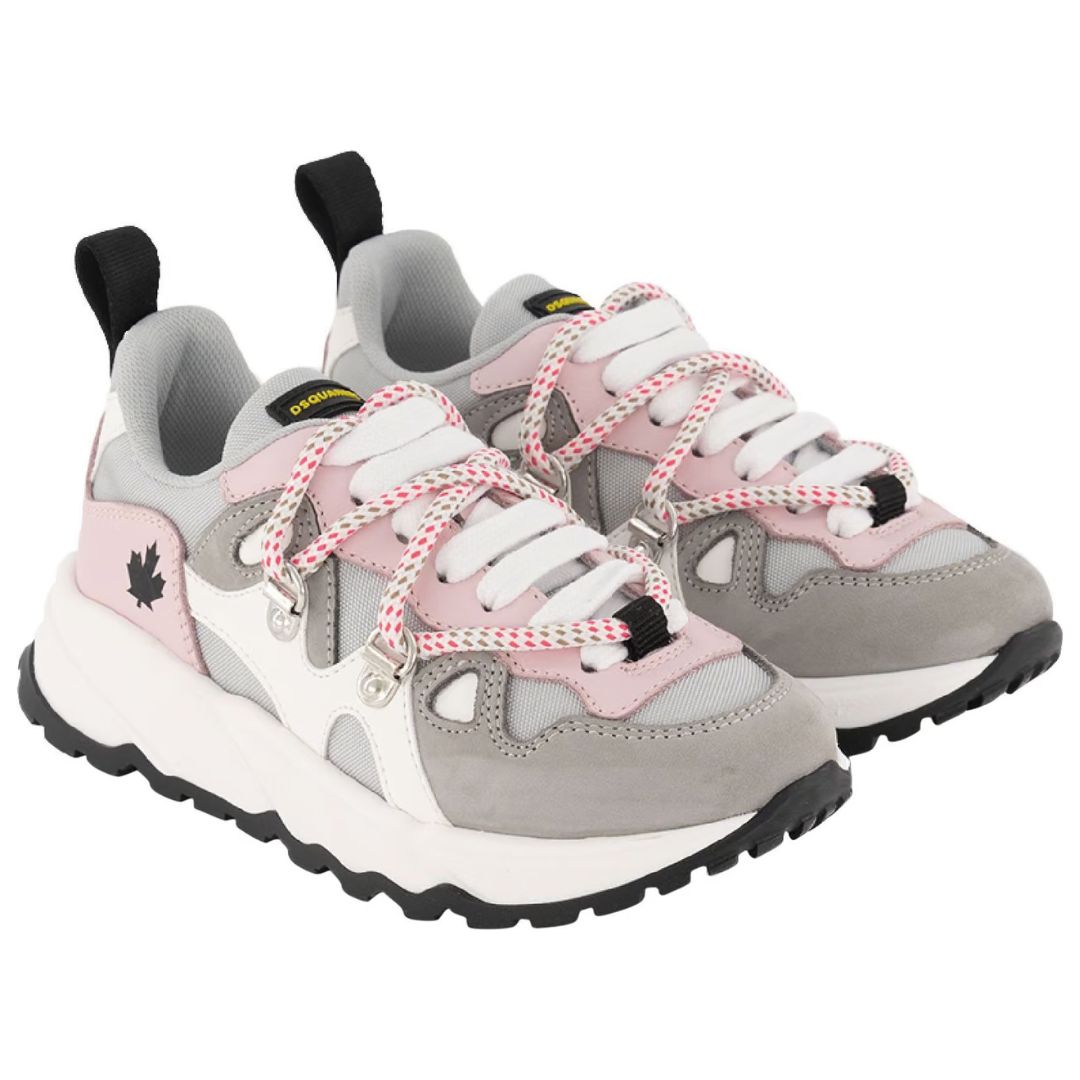Dsquared2 Sneaker White Pink Grey