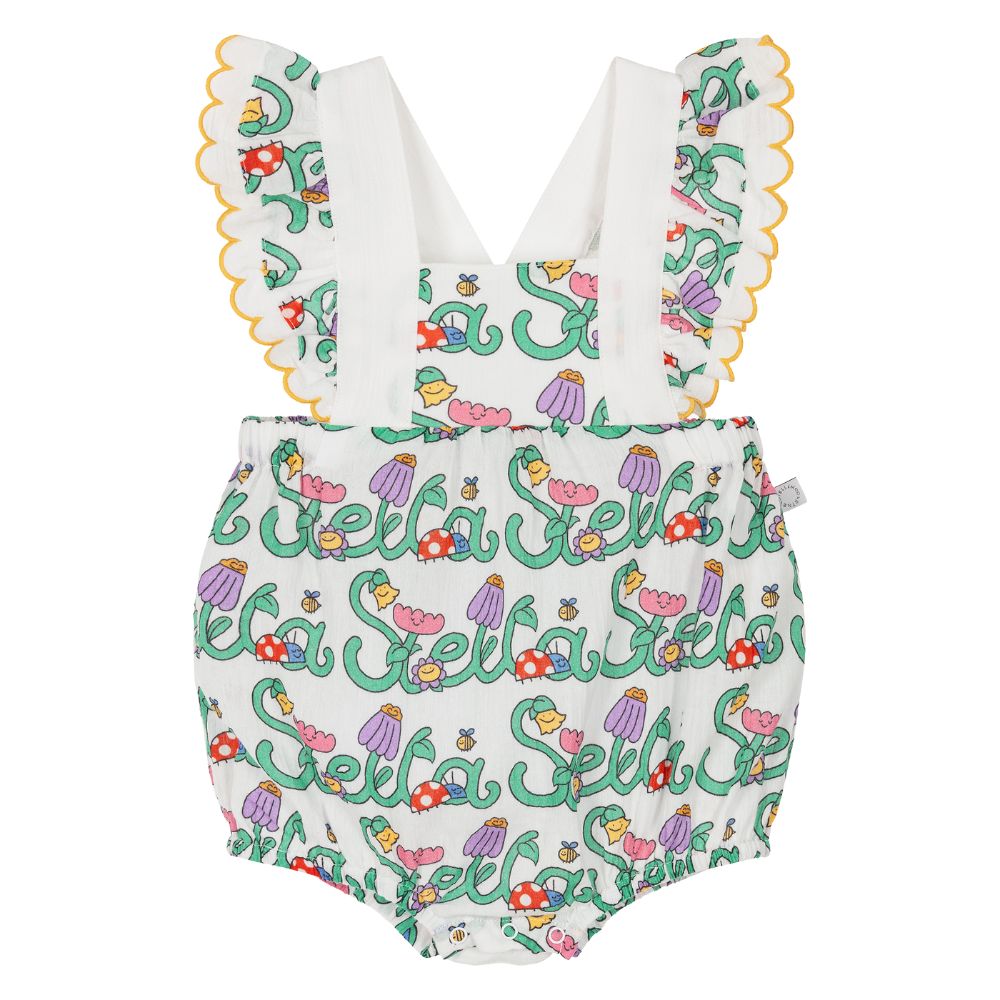 Stella Mccartney Romper Allover Print Multi