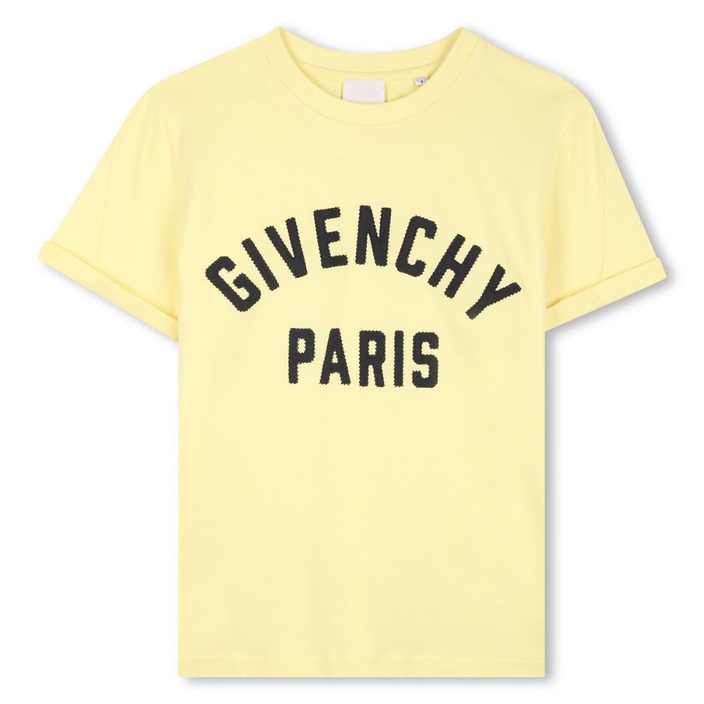 Givenchy Tshirt Logo Yellow