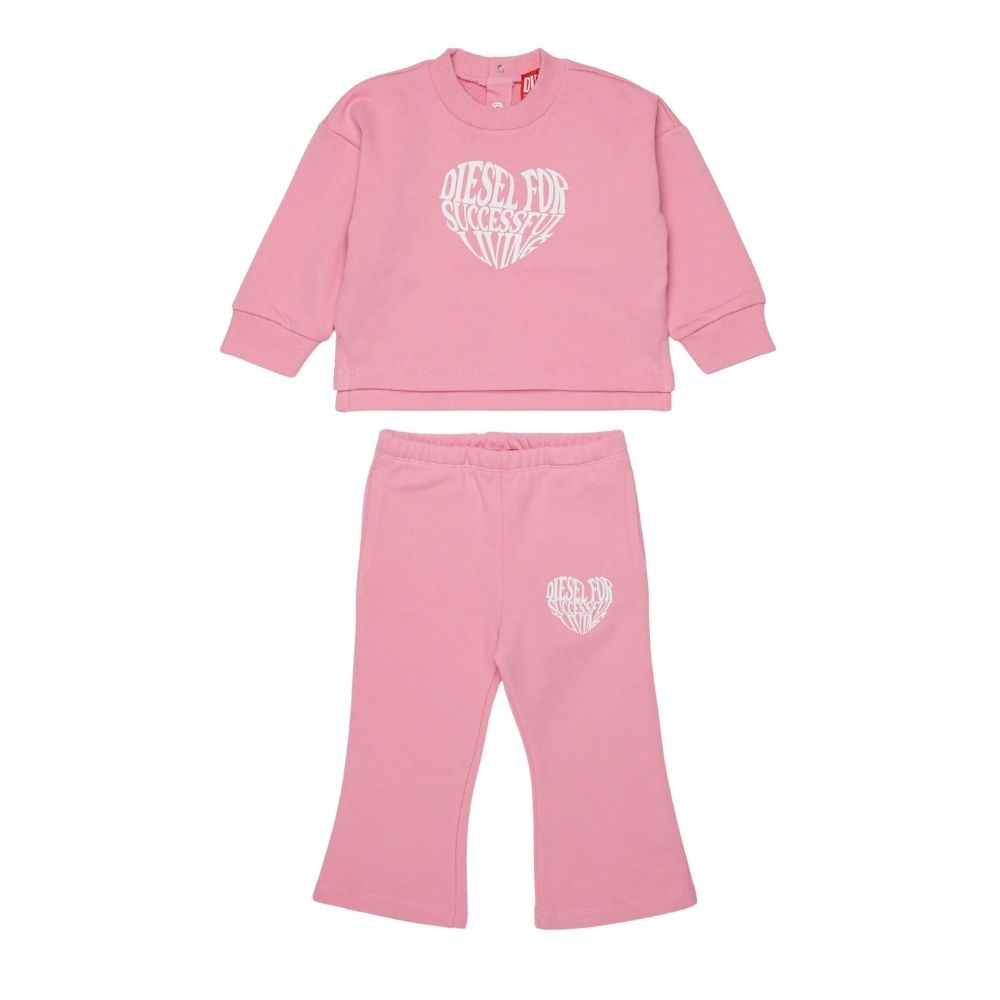 Diesel Sets Sweater And Pants Pink