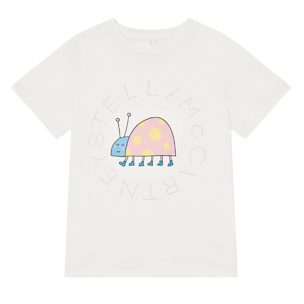 Stella Mccartney Tshirt Ladybug Offwhite