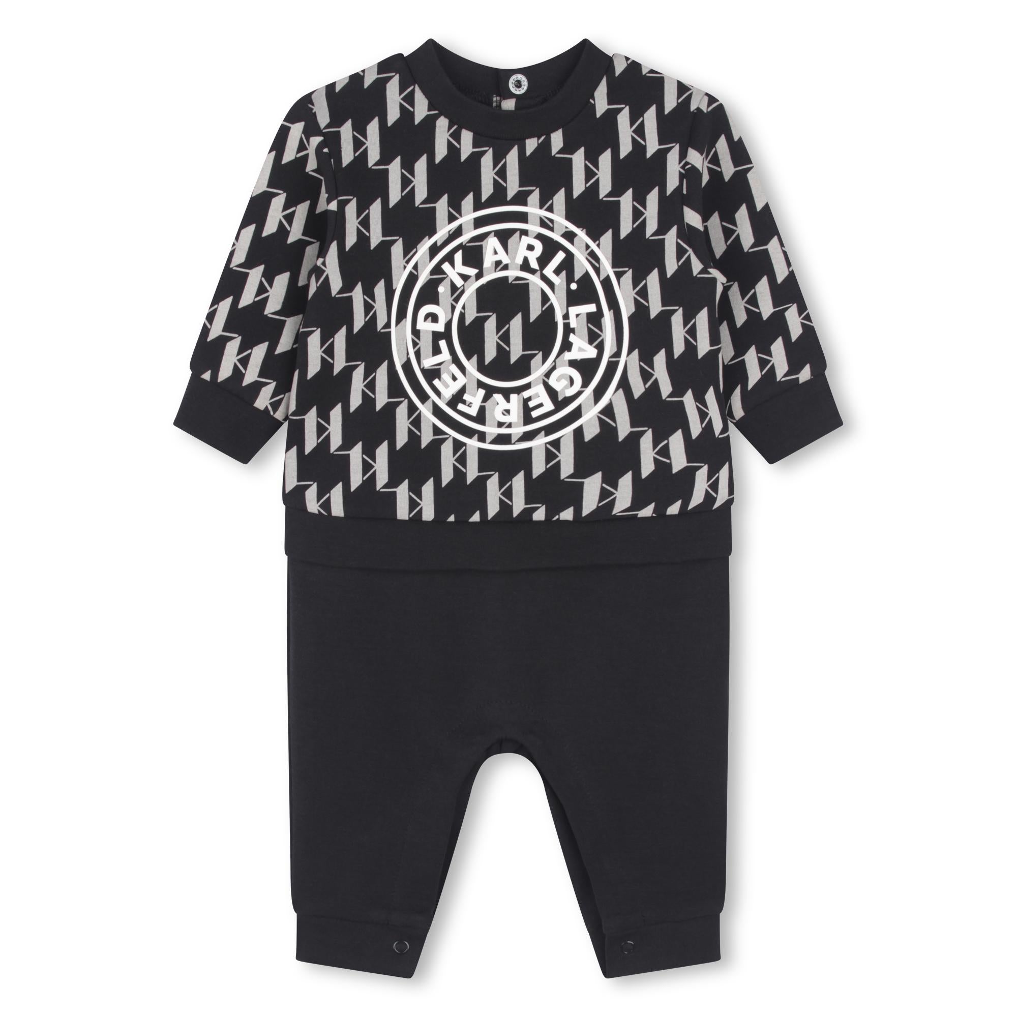 Karl Lagerfeld  Romper Logo Blackwhite